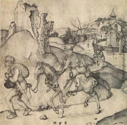 Bauernfamilie, die zum Markt Bauernfamilie, die zum Markt