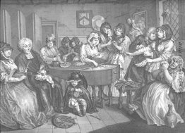 Der Fortschritt eines Harlots, Platte 6 Der Fortschritt eines Harlots, Platte 6