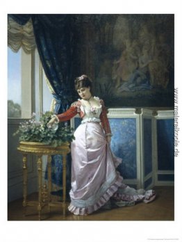 Bewässerung der Blumen Bewässerung der Blumen