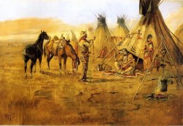 Cowboy Verhandlungen für ein indisches Mädchen Cowboy Verhandlungen für ein indisches Mädchen