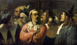 Gruppe von Schauspielern in Mid Body, der ehemalige Französisch Gruppe von Schauspielern in Mid Body, der ehemalige Französisch