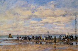 Trouville, der Strand bei Ebbe Trouville, der Strand bei Ebbe