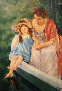 Mutter und Kind in einem Boot Mutter und Kind in einem Boot