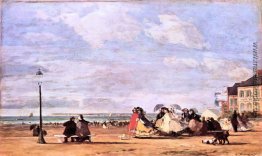 Kaiserin Eugenie auf dem Strand bei Trouville Kaiserin Eugenie auf dem Strand bei Trouville