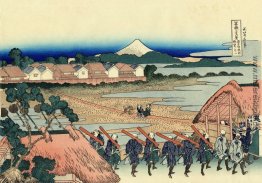 Die von der Homosexuell Quartal in Senju gesehen Fuji Die von der Homosexuell Quartal in Senju gesehen Fuji