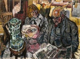 Ein Carlisle Stadtrat mit Jean und David Bratby Ein Carlisle Stadtrat mit Jean und David Bratby