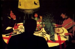 Das Abendessen, Wirkung der Lampe Das Abendessen, Wirkung der Lampe