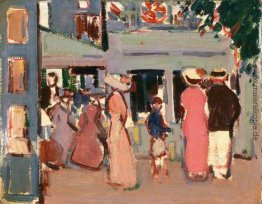 Vor einem Café: Paris Vor einem Café: Paris