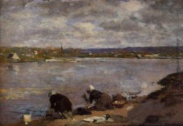 Wäscherinnen am Ufer des Touques Wäscherinnen am Ufer des Touques