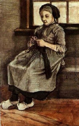 Frau Mending Strümpfe Frau Mending Strümpfe