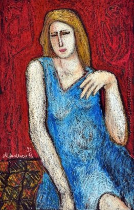 Die Frau mit blauen Kleid Die Frau mit blauen Kleid