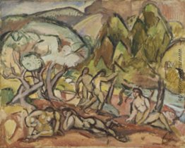 Landschaft mit Figuren Landschaft mit Figuren