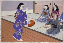 Lektion in der japanischen Tanz Lektion in der japanischen Tanz