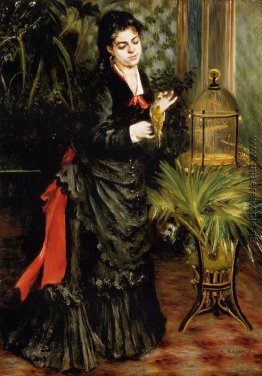 Frau mit einem Papageien (Henriette Darras) Frau mit einem Papageien (Henriette Darras)