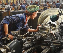 Rubin Loftus Einschrauben einer Breech-Ring Rubin Loftus Einschrauben einer Breech-Ring