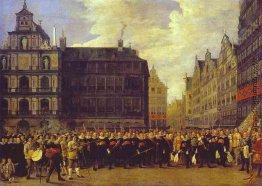 Mitglieder von Antwerpen Stadtverwaltung und Masters der Rüstung Mitglieder von Antwerpen Stadtverwaltung und Masters der Rüstung
