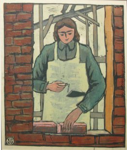 Weiblich Brick Mason Weiblich Brick Mason