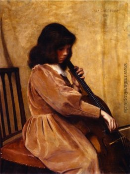 Mädchen spielen ein Cello Mädchen spielen ein Cello