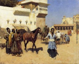 Pferdemarkt, Persisch Stables, Bombay Pferdemarkt, Persisch Stables, Bombay