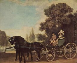Lord und Lady in einem Phaeton Lord und Lady in einem Phaeton