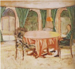 Diana Churchill in der Dining Room in Chartwell Diana Churchill in der Dining Room in Chartwell