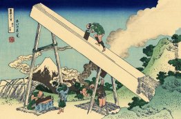 Die Fuji von den Bergen der Totomi Die Fuji von den Bergen der Totomi