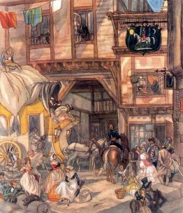 Die Portalón. Vitoria, fünfziger Jahre. Die Portalón. Vitoria, fünfziger Jahre.