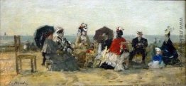 Die Zahlen auf dem Strand bei Trouville Die Zahlen auf dem Strand bei Trouville