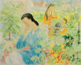 Dame im Garten Dame im Garten