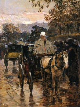 Hackney Carriage, Rue Bonaparte (auch als Fiacre bekannt, Rue Bo Hackney Carriage, Rue Bonaparte (auch als Fiacre bekannt, Rue Bo