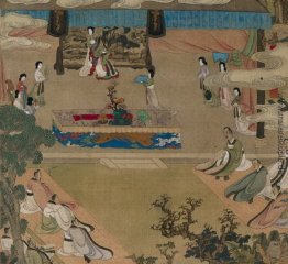 Lady Xuanwen Juni geben Anweisungen an den Classics (Detail) Lady Xuanwen Juni geben Anweisungen an den Classics (Detail)