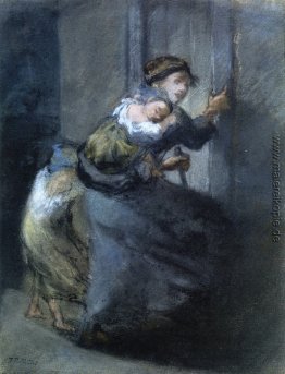 Mutter und zwei Kleinkinder Mutter und zwei Kleinkinder