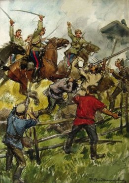 Die Revolte der Bauern auf dem Anwesen von Prinz Shahovskoy Die Revolte der Bauern auf dem Anwesen von Prinz Shahovskoy