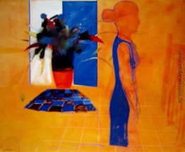 Frau am Fenster Frau am Fenster