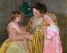 Mutter und zwei Kinder Mutter und zwei Kinder
