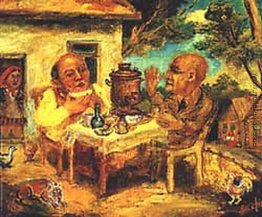 Teatime (Selbstbildnis mit Raphael Sawyer) Teatime (Selbstbildnis mit Raphael Sawyer)