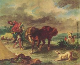 Der Marokkaner und sein Pferd Der Marokkaner und sein Pferd