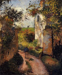 Ein Bauer in der Lane am Hermitage, Pontoise Ein Bauer in der Lane am Hermitage, Pontoise