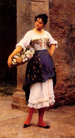 Venezianischen Blumenverkäufer Venezianischen Blumenverkäufer