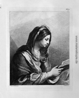 Woman Reading (halbe Länge) von Guercino Woman Reading (halbe Länge) von Guercino