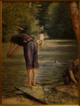 Badende am Ufer der Yerres Badende am Ufer der Yerres