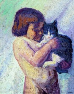 Kind mit Katze Kind mit Katze
