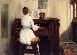 Mrs. Meigs am Klavier Orgel Mrs. Meigs am Klavier Orgel