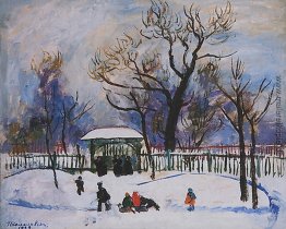 Winter. Spielende Kinder. Winter. Spielende Kinder.