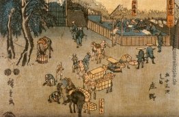 Die Straße zwischen Edo (Tokyo) und Kyoto Die Straße zwischen Edo (Tokyo) und Kyoto