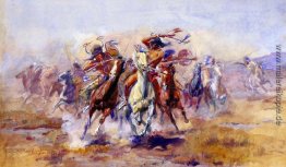 Als Sioux und Blackfeet-Treffen Als Sioux und Blackfeet-Treffen