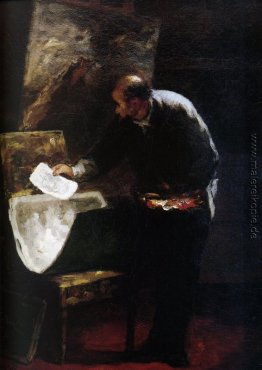 Painter Aufteilung in Blättern eine Pappe Zeichen Painter Aufteilung in Blättern eine Pappe Zeichen