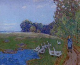 Gans-Mädchen Gans-Mädchen