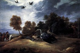 Heron Jagd mit dem Erzherzog Leopold Wilhelm Heron Jagd mit dem Erzherzog Leopold Wilhelm