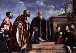 Die Familie Vendramin Die Verehrung einer Reliquie des heiligen Die Familie Vendramin Die Verehrung einer Reliquie des heiligen
